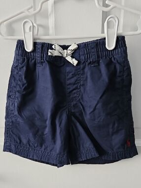 Ralph Lauren Navy Kids Drawstring Waist Shorts